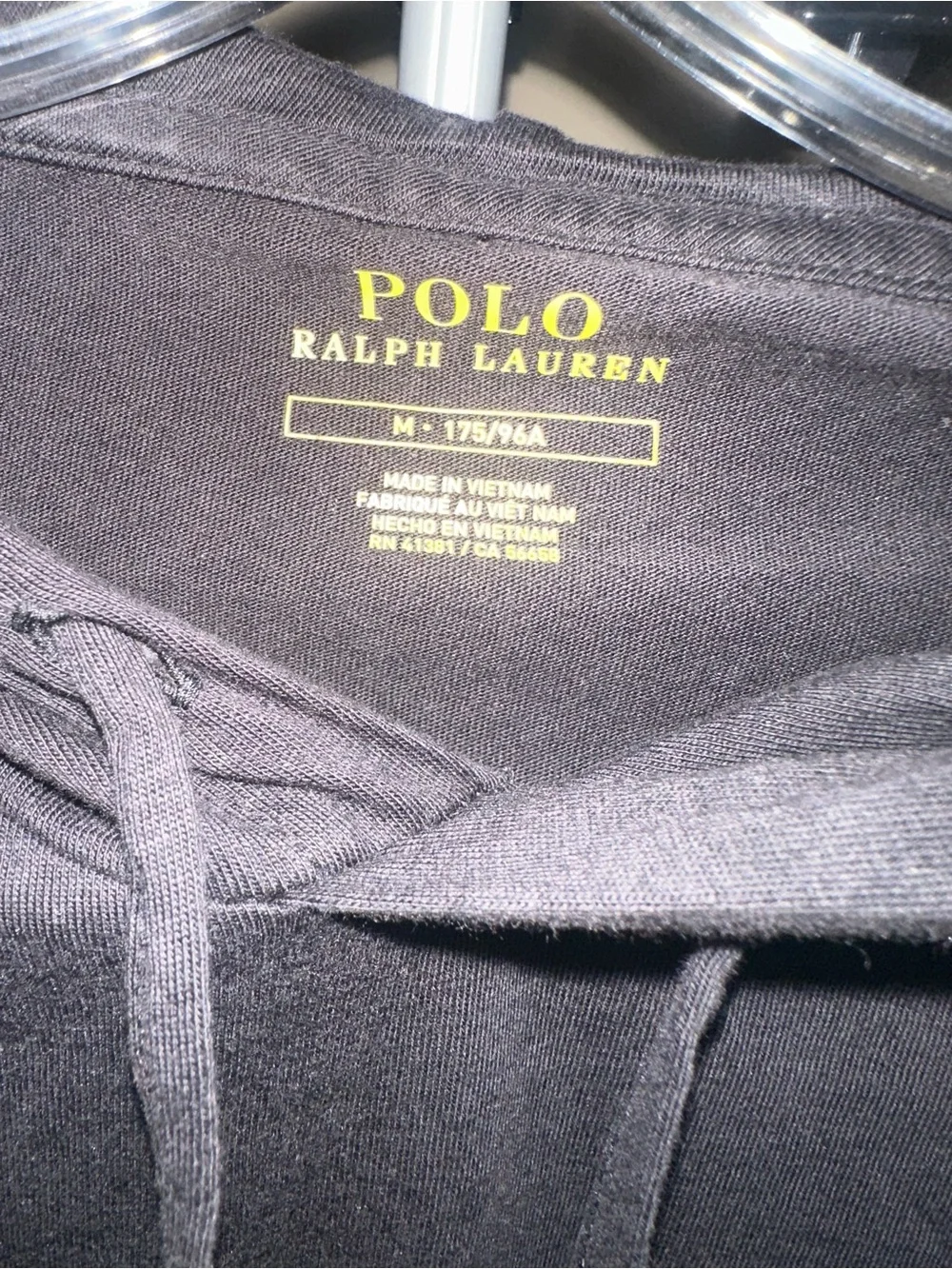 Polo by Ralph Lauren Men's Dark Navy Hooded Long-Sleeve Shirt